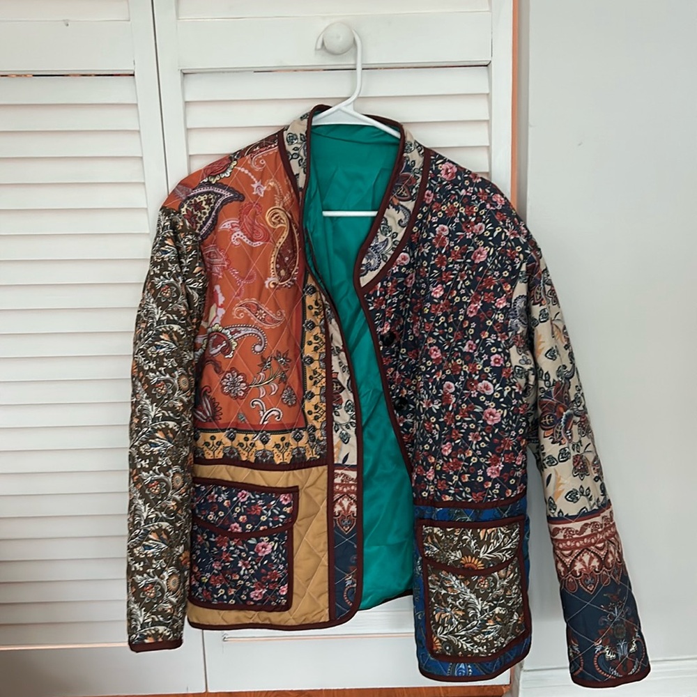 Floral print jacket